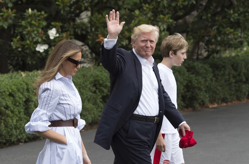 Trump goes from regal to rustic this weekend at Camp David